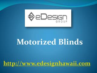 Transform the way your home looks with motorized blinds
