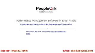 PeopleQlik-#1 HR, Payroll & Performance Management Software in Saudi Arabia