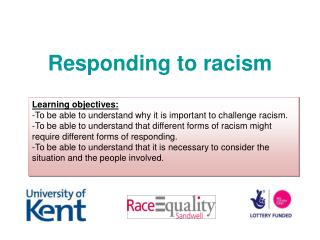 Responding to racism