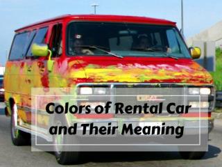 The Secrets Your Car Rental Color Preferences Give Away