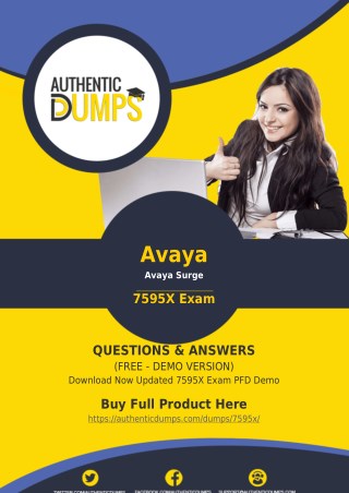 7595X Dumps PDF - Ready to Pass for Avaya 7595X Exam