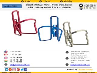 Global Bottle Cages MarketÂ , Trends, Share, Growth Drivers, Industry Analysis & Forecast 2016-2024