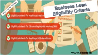 Business Loan Eligibility Criteria