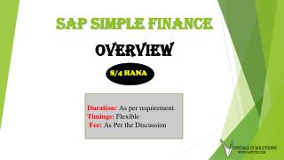 SAP Simple Finance PPT