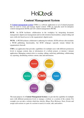 Content Management System