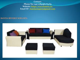 Sofa Designs: Buy Sofa Designs BANTIA FURNITURES Online in Bangalore.