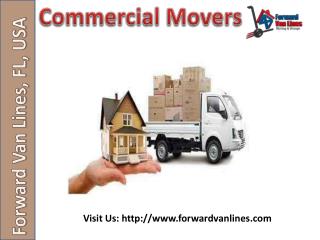 Commercial movers from Forward Van Lines | Fort Lauderdale, USA