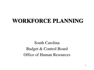 WORKFORCE PLANNING