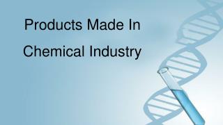 Chemical Manufacturing Companies in India