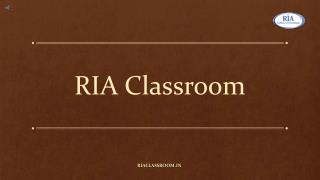 Learn French Classes in Bangalore- RIA Classroom