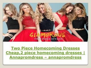 2 piece homecoming dresses