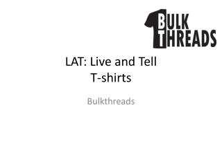 Wholesale t-shirts from LAT