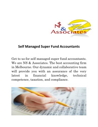 Self Managed Super Fund Accountants