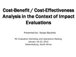 Cost-Benefit