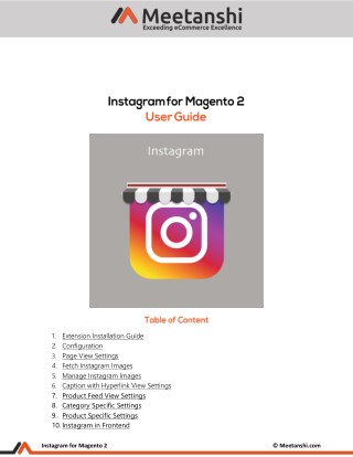 Magento 2 Instagram