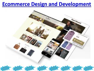 Ecommerce Design and Development