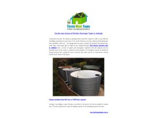 Get the best choices of Slimline Rainwater Tanks in Adelaide