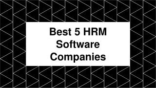 HR System Software Companies For Your Business