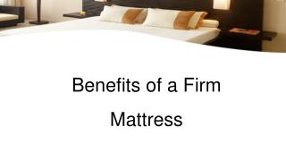 Best Firm Mattresses of 2018 Online