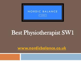 Best Physiotherapist SW1 - www.nordicbalance.co.uk