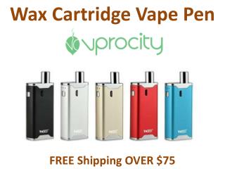 Wax Cartridge Vape Pen