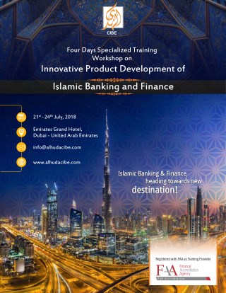 Innovative Product Development of Islamic Banking & Finance training in Dubai