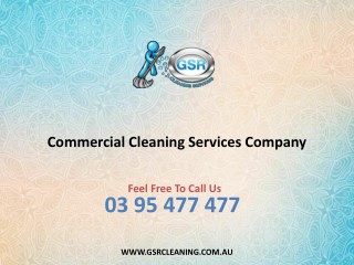 Commercial Cleaning Services Company