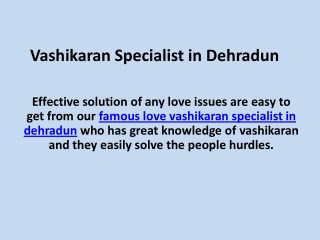 famous love vashikaran specialist in dehradun