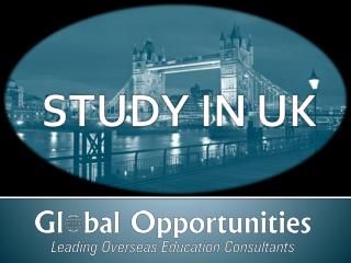 Study in UK â€“ Global Opportunities