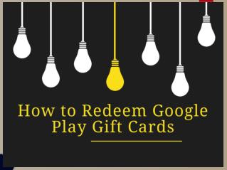 How to Redeem Google Play Gift Card | Online Balance