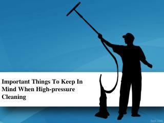 Important Things To Keep In Mind When High-pressure Cleaning - SA Sweepers and Scrubbers