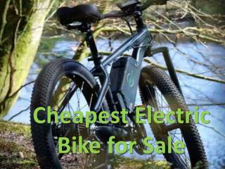 Cheapest Electric Bike for Sale