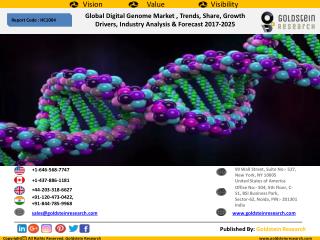 Global Digital Genome MarketÂ , Trends, Share, Growth Drivers, Industry Analysis & Forecast 2017-2025