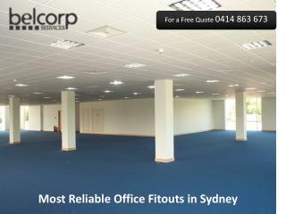 Most Reliable Office Fitouts in Sydney