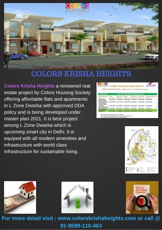 Colors Krisha Heights with affordable housing scheme