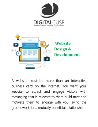 Digital CUSP | Website Design & Web Development, Business E-Commerce Web at Knoxville TN