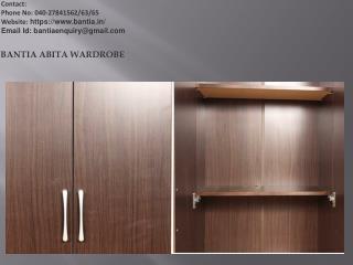 Wardrobe Designs - Buy Online wardrobe Designs From Bantia Furniture in Bangalore.