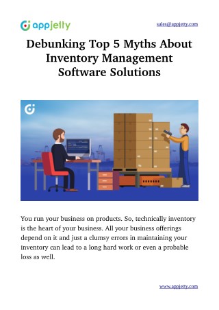 Debunking Top 5 Myths About Inventory Management Software Solutions