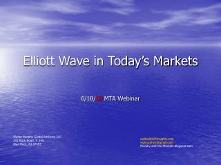 Elliott Wave in Today’s Markets