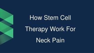 Back Pain Relief Treatment in USA