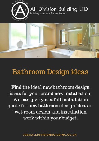 Bathroom Design ideas