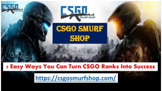 5 Easy Ways You Can Turn CSGO Ranks Into Success