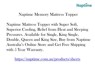Naptime Quality Mattress Topper