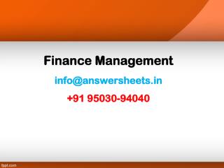 Accounting Rate of Return and Internal Rate of Return.