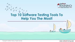 Top 10 Software Testing Tool to Help You The Most!