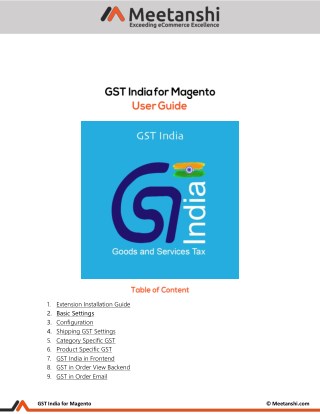 Magento GST India