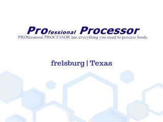 Shop Meat Processing Equipments on ProProcessor.com