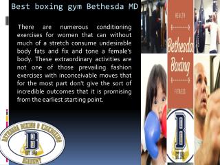 Best boxing gym Bethesda MD