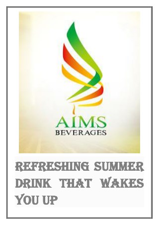 Summer Drink That Wakes You Up