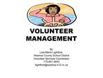 VOLUNTEER MANAGEMENT